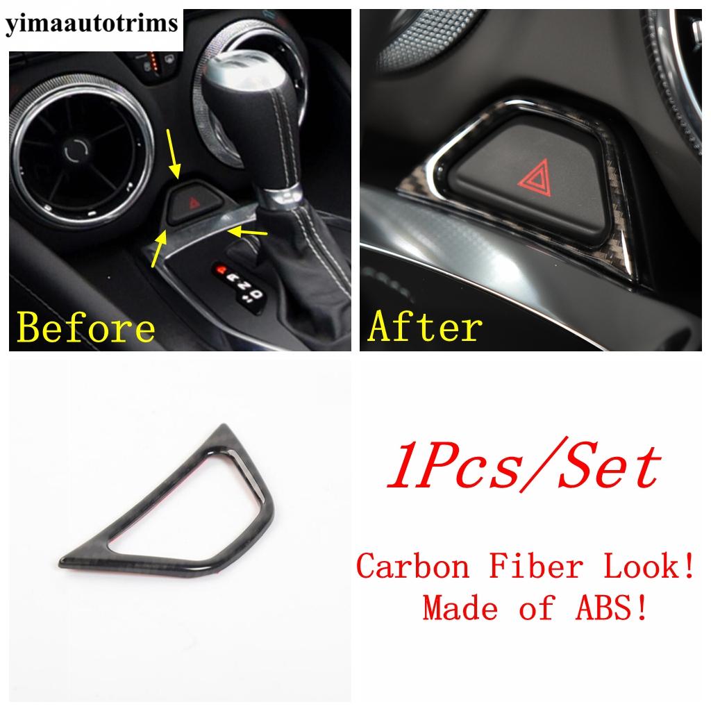 ABS Seat Head Pillow Button / Steering Wheel / Water Cup Holder Panel Cover Trim Accessories For Chevrolet Camaro 2016 -