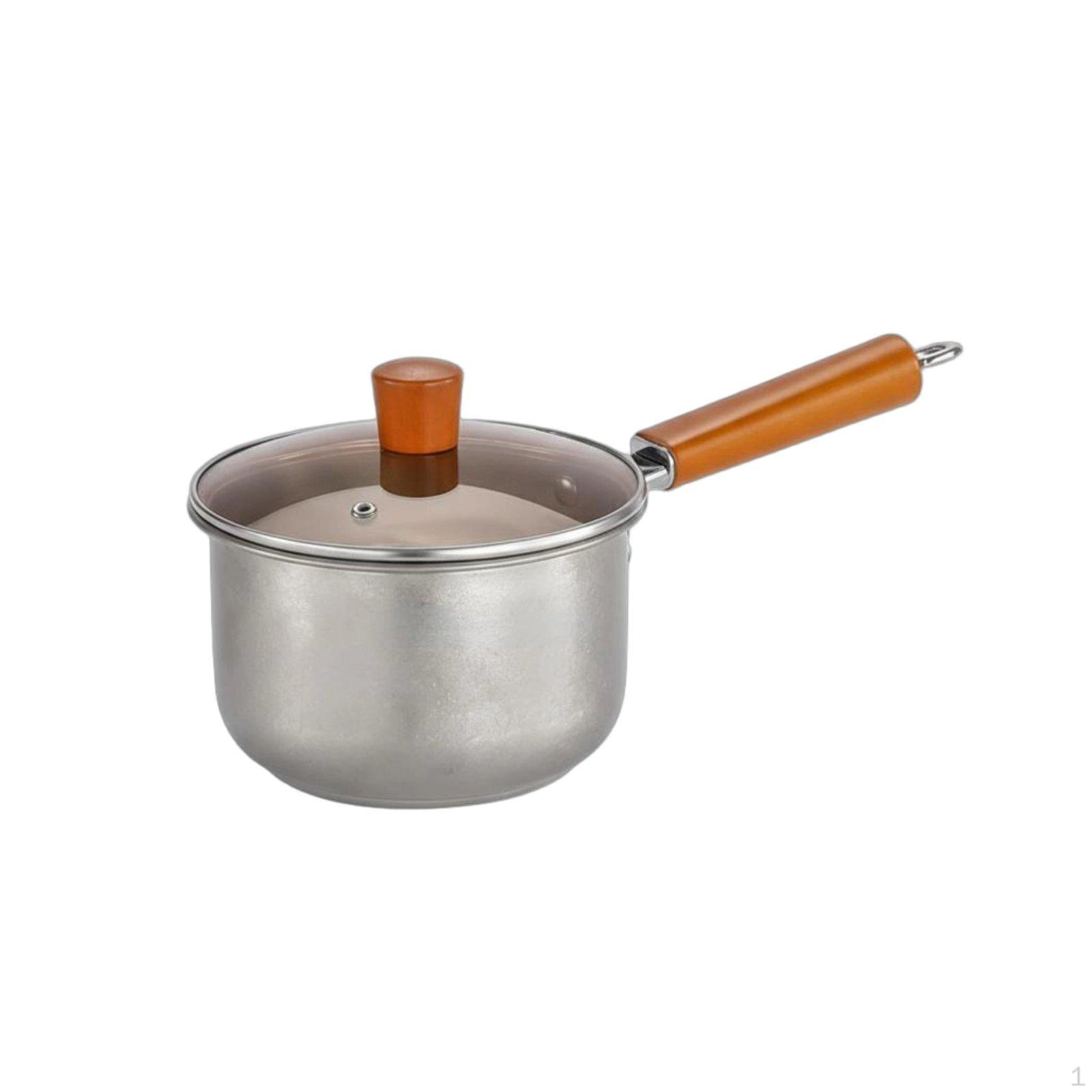 Yukihira Pan Thickened Composite Bottom Stainless Steel Saucepan All Cooktop Compatible Single