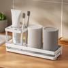 Schnelltrocknendes Kosmetik-Aufbewahrungsregal Multifunktionales Zahnpasta-Regal Elektrische Zahnbürste