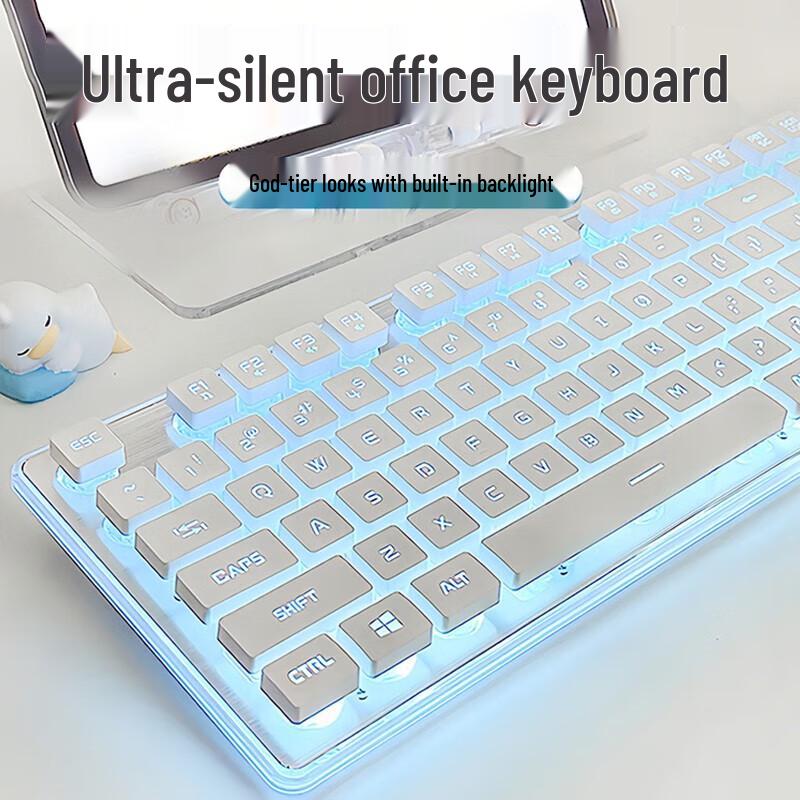 Pioneer X7S Dual-Mode Wireless Keyboard with Blue Backlight