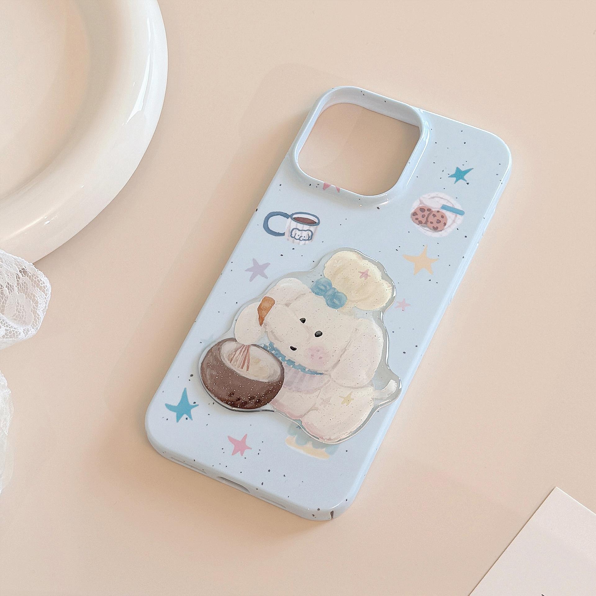 

Шеф-повар Слон Подходит для 16 Apple IPhone15ProMax, Милая 11 Пленка Блестящая 13 Трехмерная Жесткая 12pro