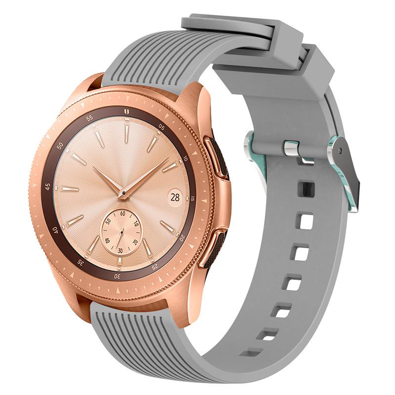 20mm 22mm Silikonband für Samsung Galaxy Watch 7 6 5 4 40mm 44mm Watch 6 Classic 47mm 43mm/Huawei Watch 46mm/Amazfit GTR/GTS 4