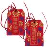 2 Pezzi Borsa Benedizione Giapponese Omamori Fatto a Mano Tradizionale Amuleto Fortuna Giapponese Ciondolo per Auto Casa Borsa a Mano Portafortuna Protettivo