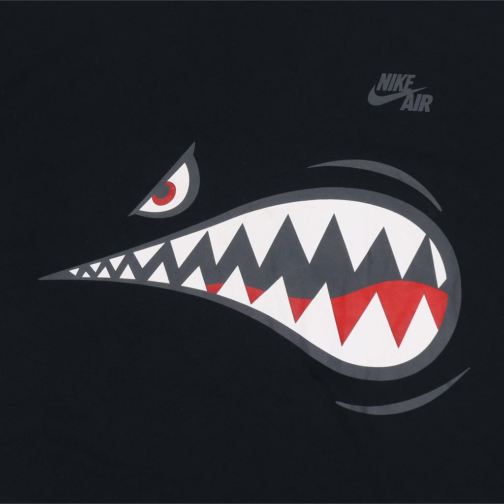 Nike AF1 Quick-Dry Sports Shark Short Sleeve T-Shirt Men Tops Black AQ5525-010