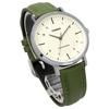 Casio Analog Quartz Women's Watch LTP-VT03L-3B Cream/Green Leather Band