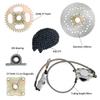 32" ATV Quad Go Kart Rear Live Axle Kit Sprocket Brake Wheel Hub Brake Assembly