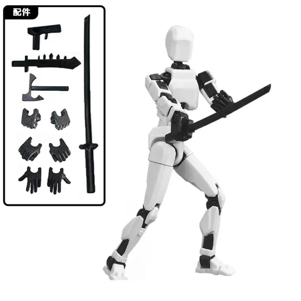 

3D Printed Movable Shapeshift Robot Action Figuras 3rd Generation Lucky 13 Figure Toys Dummy DIY Mannequin Decompression Toys