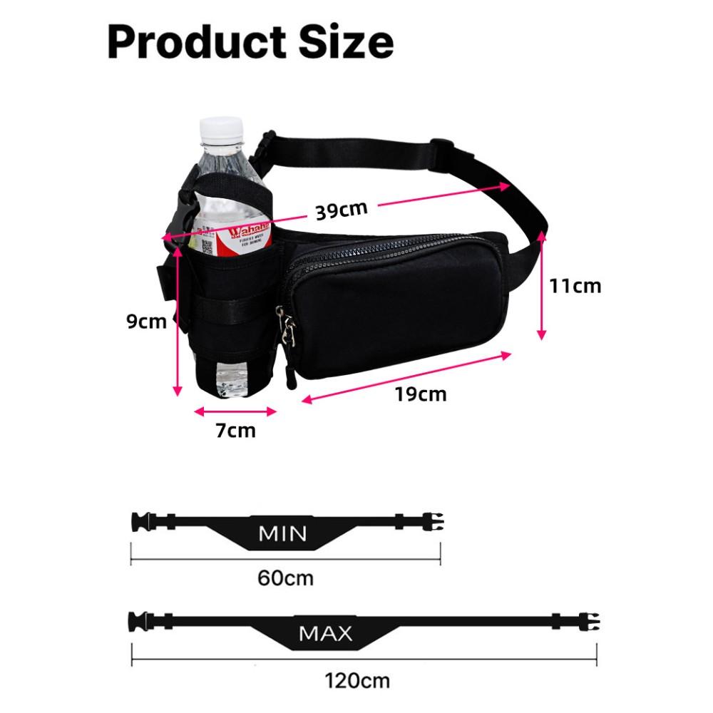 Ultra Light Phone Pouch Nylon Running Waist Bag Cycling Sports Pack Wear Resistant Outdoor Fitness Belt Unisex Carry Essentials