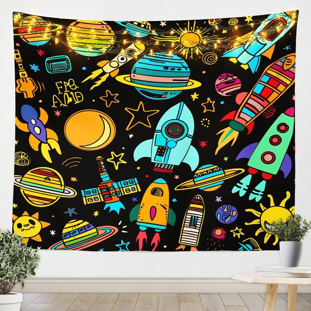 School Supplies Tapestries Drawing Board Paintbrush Wall Hangings Art,Students School Study Tapestry Fine Arts.Themed Wall Art