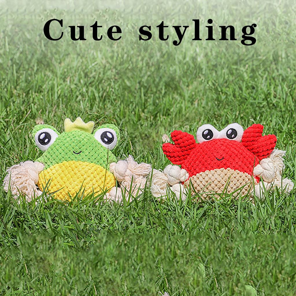 Puppy Toy Cute Plush Dog Chew Toy Boring  Hard Rope Toy Puppy Pet