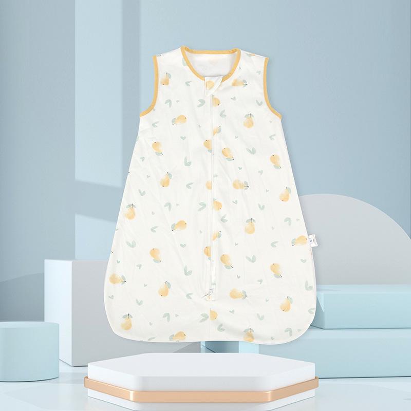 Summer Gauze Baby Sleeping Bag - Newborn Anti-Kick Sleeveless Quilt Vest for Air-Conditioning