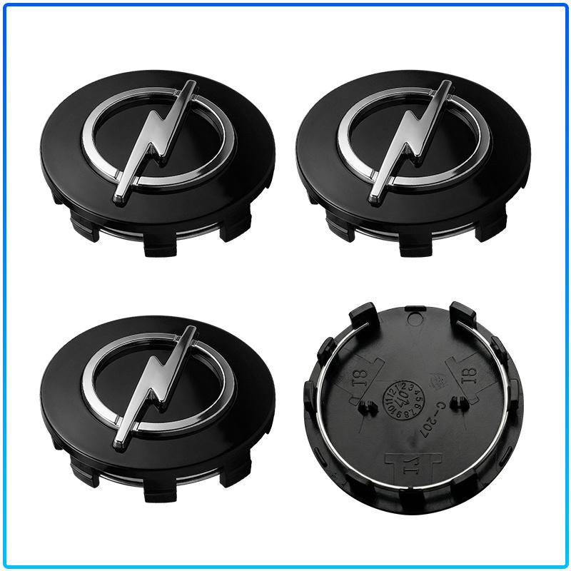 For Opel Crosa D Astra H Insignia Astra J Zafira B Mokkaastra Vivaro Astra G 4Pcs 56mm Car Wheel Center Caps Hub Cap Covers Emblem