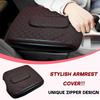 Center Console Cover for Chevy Silverado/GMC Sierra Accessories 2019-2023 2024 2025 2026 Armrest Cover Middle Console Armrest Lid Leather Protector