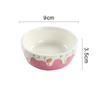 Hamster Ceramic Food Bowl Large Golden Bear Rabbit Totoro Hedgehog Guinea Pig Anti Rollover Splash Food Bowl Feed Box Supplies