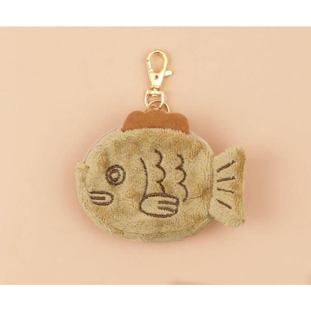 Küçük Balık Madeni Para Kesesi Japon Tarzı Madeni Para Çantası Sevimli Peluş Madeni Para Cüzdanı Yaratıcı Bilek Çantası Çocuk Cüzdanı