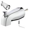 Aluminum Alloy Tub Spout with Shower Diverter Press Type Faucet Easy Installation Bathtub Accessories for Slip Pipe