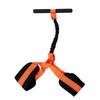 Pedal Resistance Band with Handle Non Slip Foam Grip Strength Training Portable Abdominal Workout Band