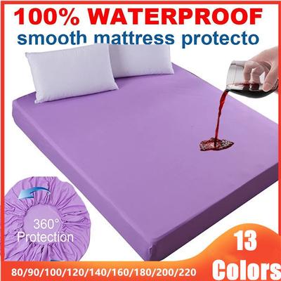 Waterdicht beddengoed Hoeslaken Matrashoes Elastiek Bedmatras Topper Verstelbare sprei Geen kussensloop