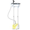 HOMCOM Vertical Steamer 1950W 2 L with Adjustable Temperature In 11 Levels and Yellow Telescopic Bar