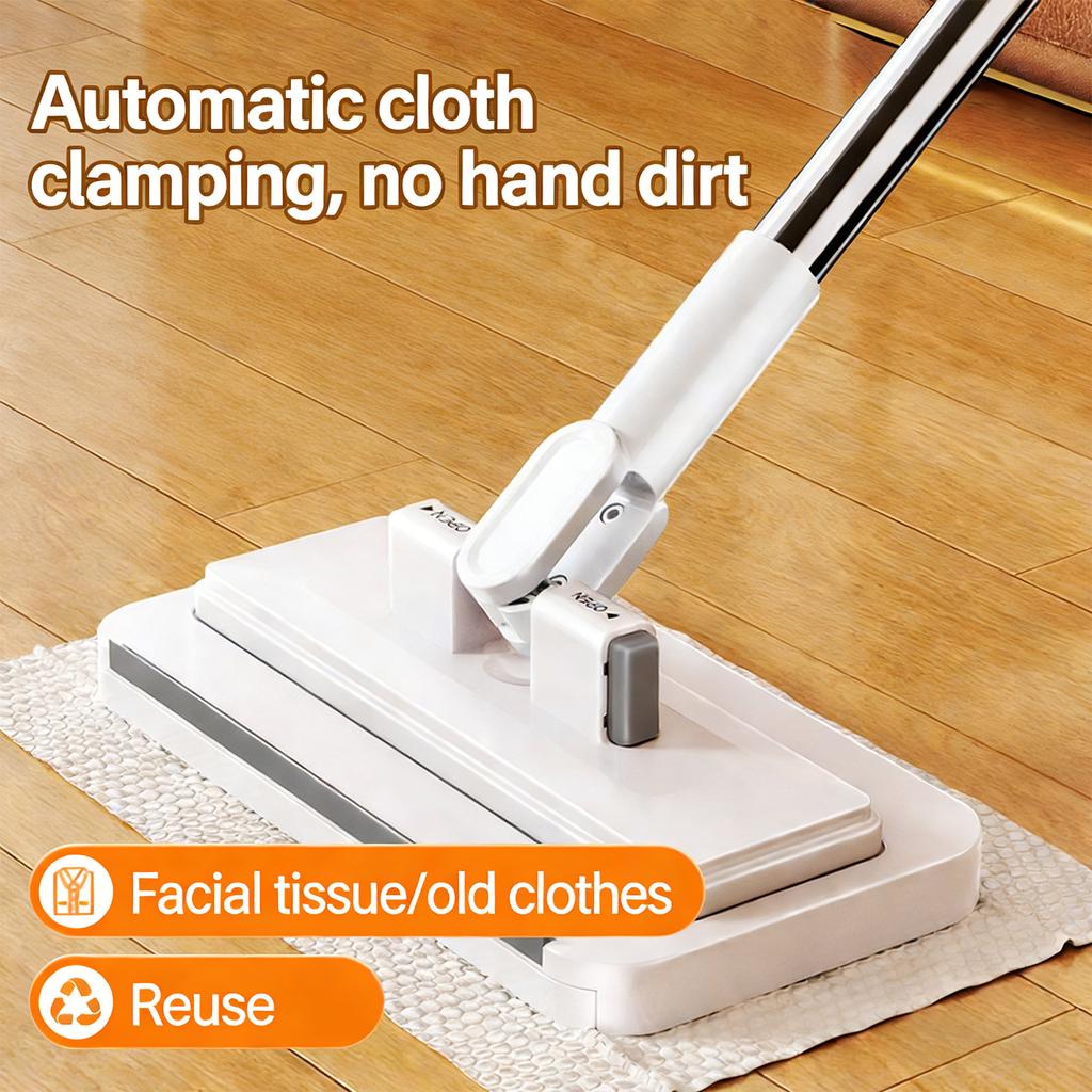 Locking Head Compatible Multiple Cloth for Dry and Wet Surfaces Cleaning Tasks