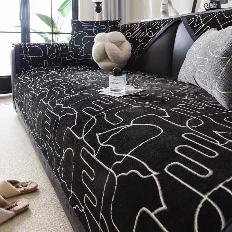 1 funda para sofá seccional en forma de L, antideslizante, lavable, para todas las estaciones, protector genérico.