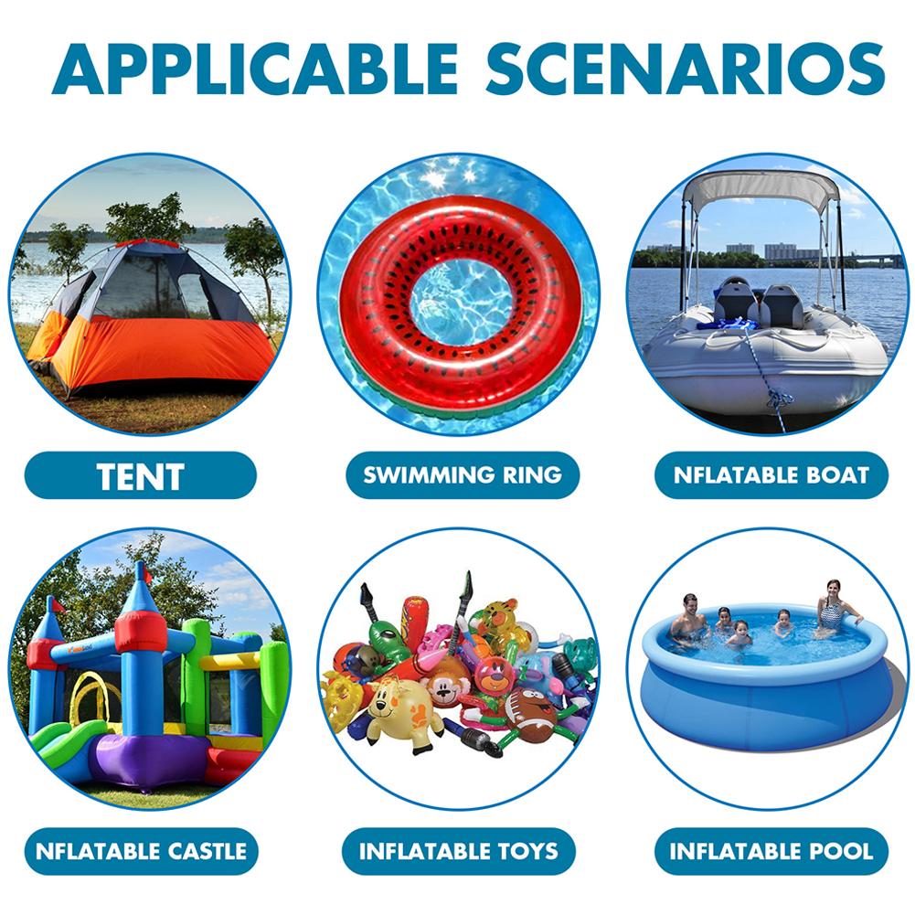 10-100pcs Pool Liner Repair Kit Underwater Repair Kit Sturdy Waterproof Air Mattress Patch Self Adhesive Pvc Inflatable Repair