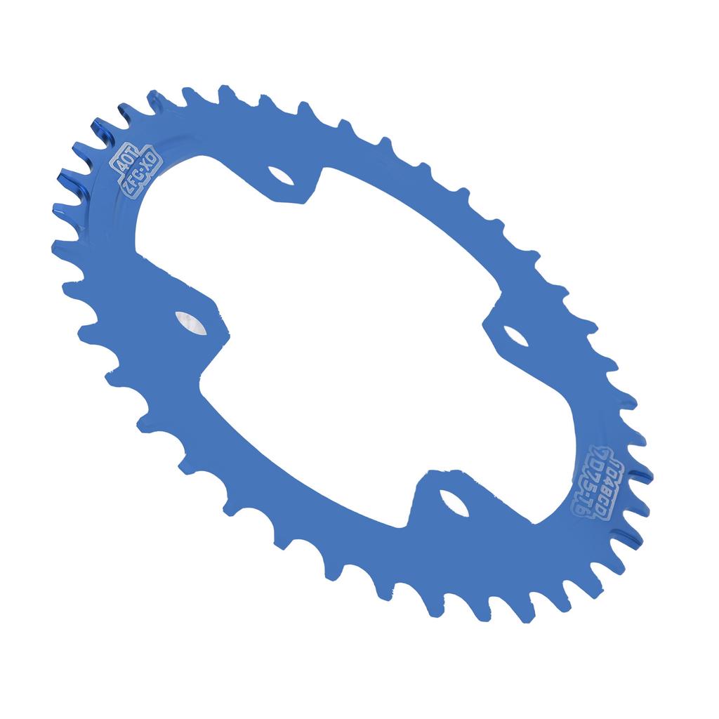 FMFXTR Bicycle Single Chainring Bike 104 BCD 40T Round Narrow Wide Chainring for Mountain BicycleBlue