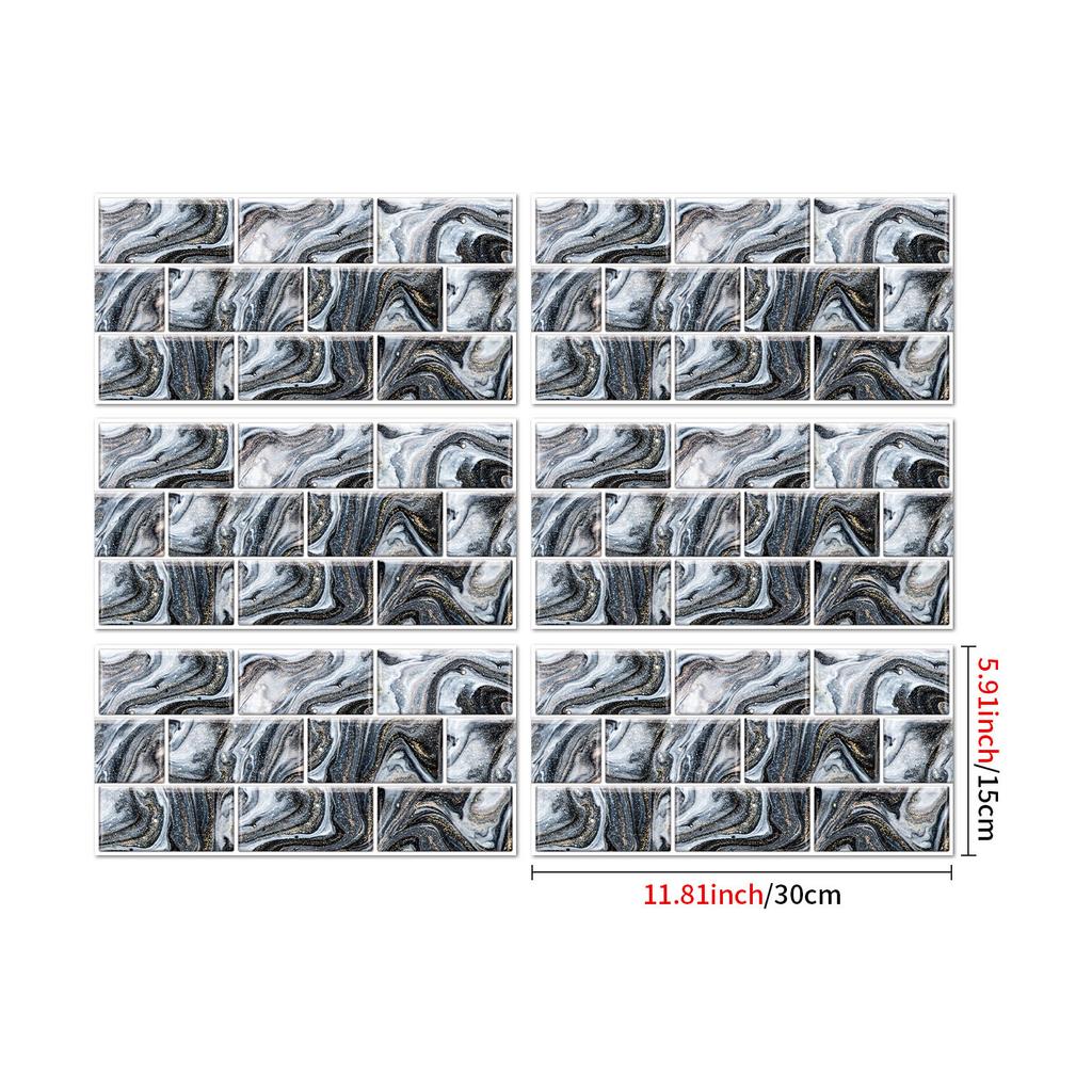 Industrial Style Retro American Tile Sticker, Self-Adhesive Waterproof Pvc Wall Decoration Kitchen Bedroom Wall Sticker Wallpaper