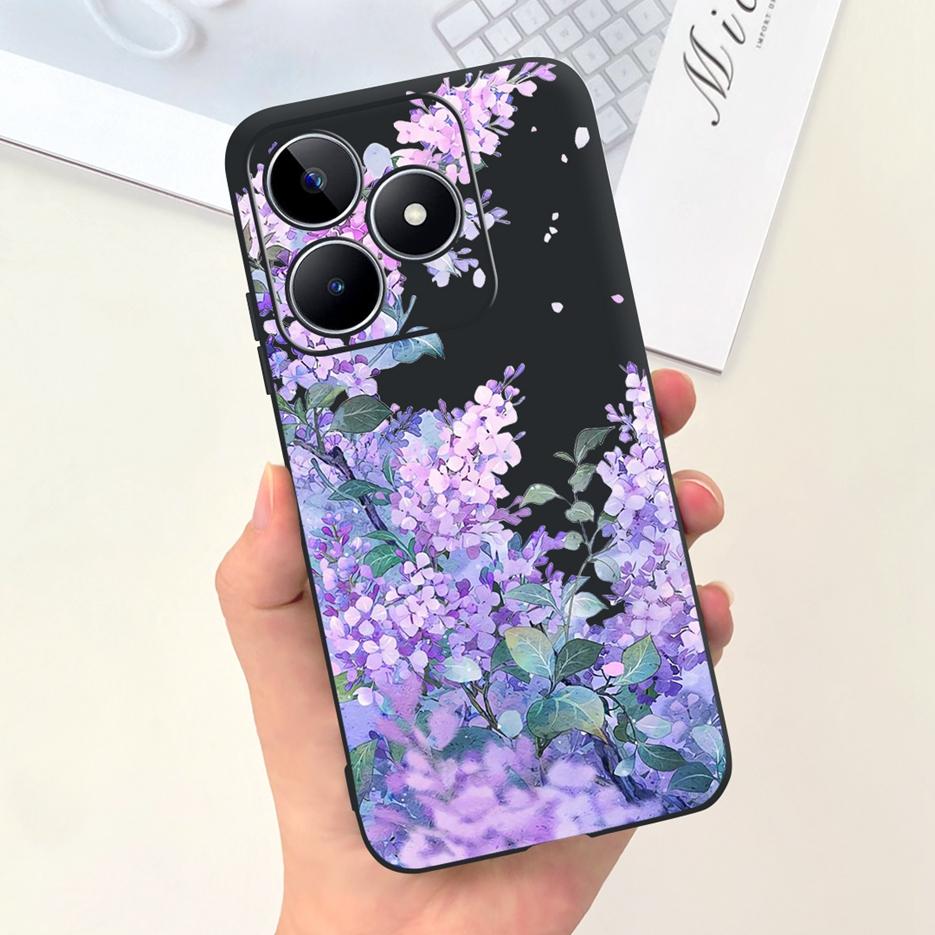For Realme C51 Case RMX3830 Cute Astronauts Cartoon Cover Soft Silicone Phone Case For Realme C53 C 51 RealmeC51 RealmeC53 Shell