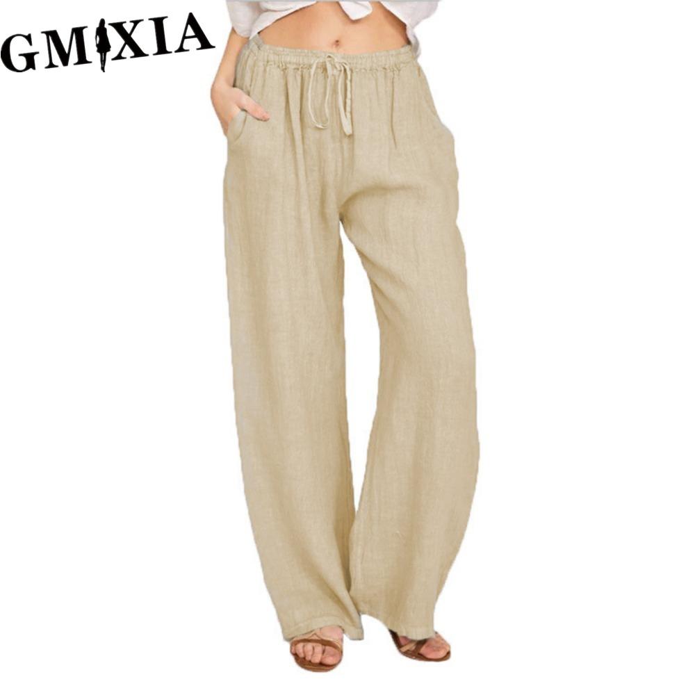 GMXIA 10Color Women's Fashion Casual Solid Color Print  Pants & Capris Trousers