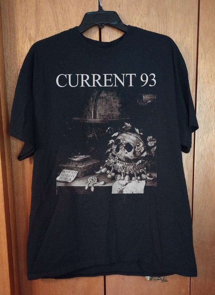 Current 93 Band The Red Face Of God Song Tee Shirt Cotton Short Sleeve
