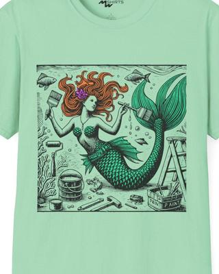 Mermaid Renovating & Restoring T-Shirt, Ocean Graphic Tee