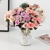 Flower Rose Simulation Dining Table Living Room Decoration Props Flowers