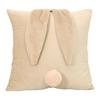 1pc Easter Plush Ears Pillowcase Cute Living Room Sofa 18x18inch Bunny Cushion Cover Holidays Home Bedroom Decor