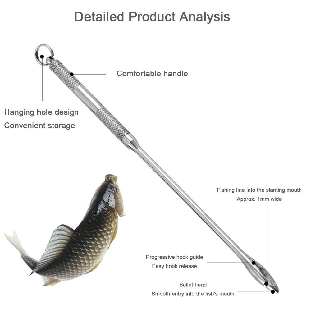 Stainless Steel Fishing Hook Remover Portable Decoupling Device Unhooking Device Fishing Accessories