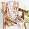 Mulberry silk silk scarf gift box  spring and summer versatile Xiangyang oil color printing long yarn sunscreen shawl