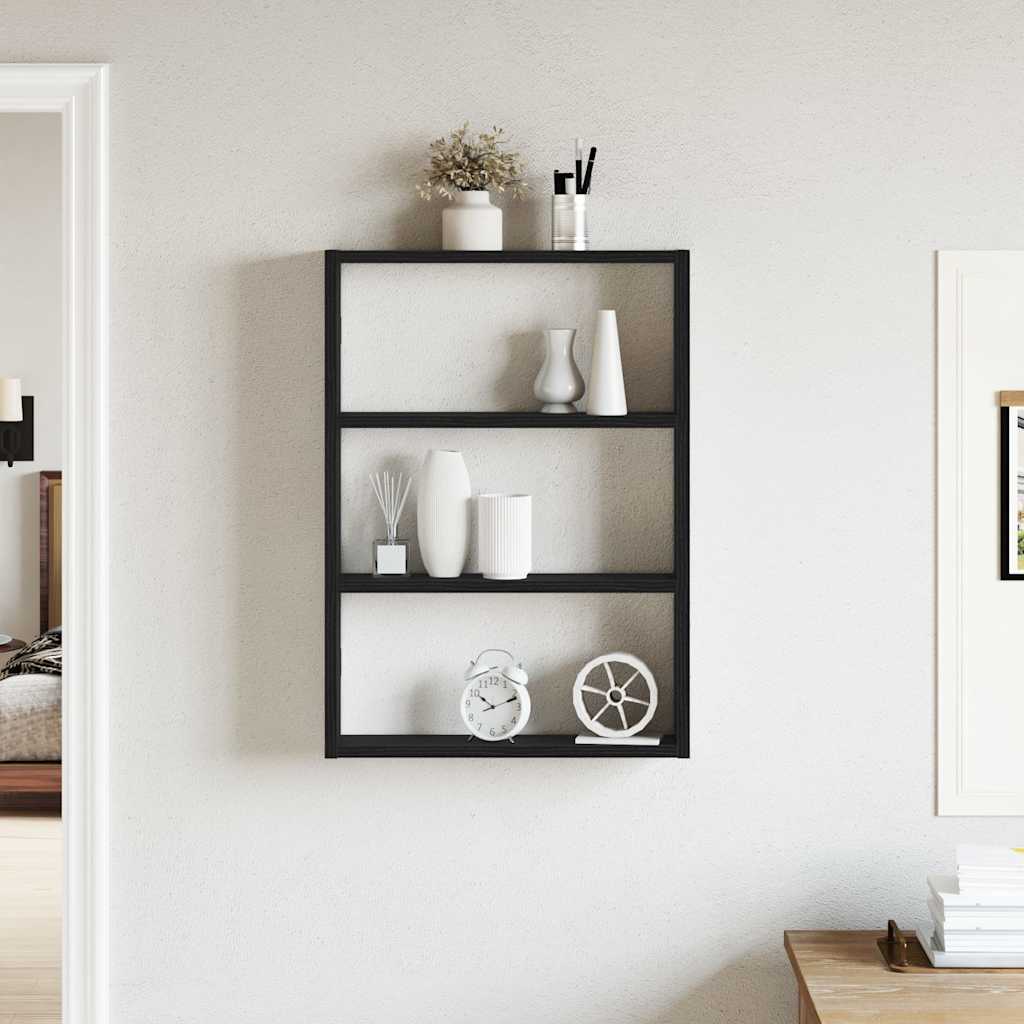 Wall Shelf Black 43 x 9 x 60 cm Particleboard