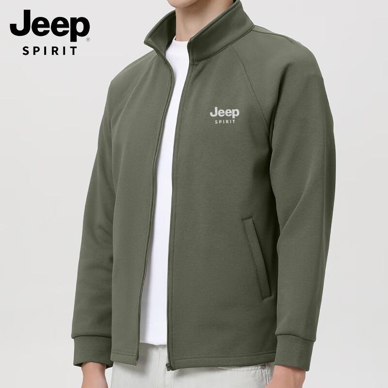 Мужская повседневная трикотажная куртка JEEP SPIRIT со стойкой L