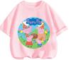 Kawaii Casual Crew Neck T Shirt Cute Cartoon Print Summer Street Style Kids Wear Peppa Pig Boys Girls 3 14