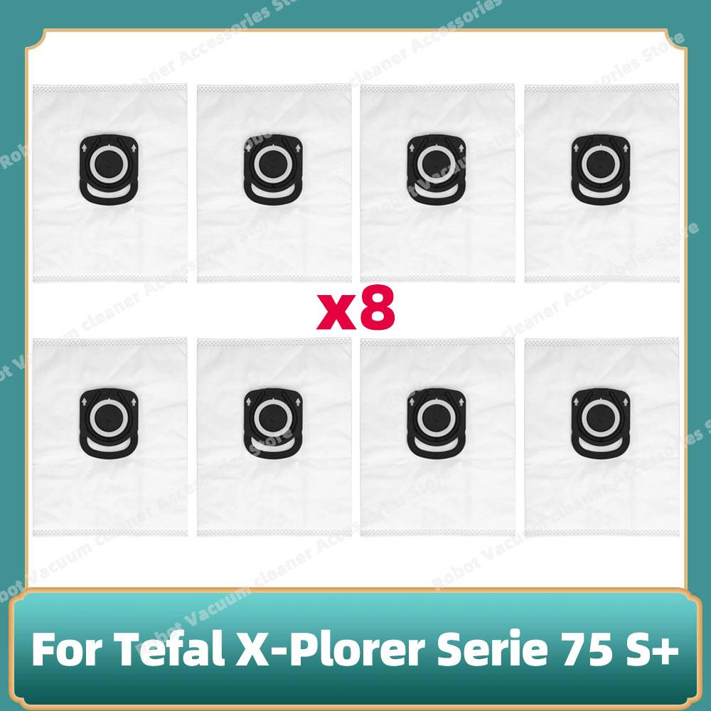 Compatible For Tefal Rowenta X-plorer Serie 75S RR8577WH / 75S+ RG8597W Roller Main Side Brush Hepa Filter Mop Cloth Parts