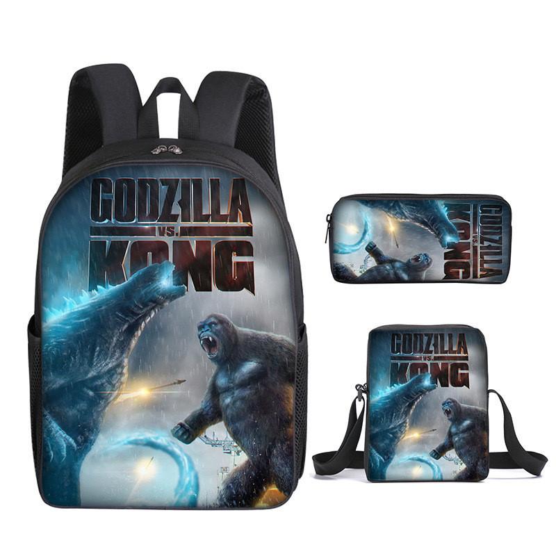 Shoulder Anime Cartoon Bag Pencil Case Kids School Pack For Daily Use