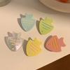 Dopamine cartoon cute little fish hairpin summer small fresh broken hair bangs side clip sweet versatile hair accessories woman