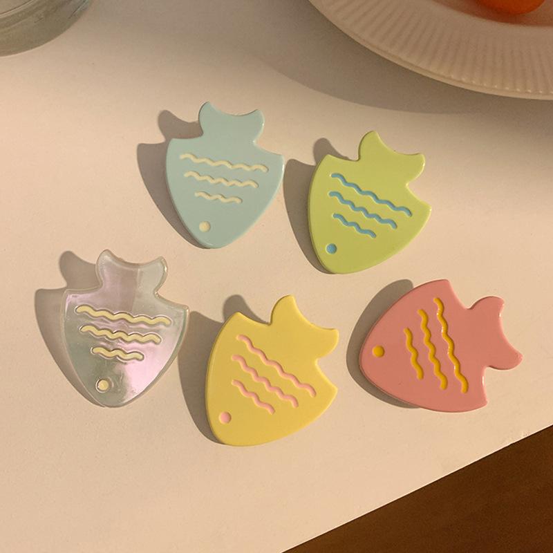 Dopamine cartoon cute little fish hairpin summer small fresh broken hair bangs side clip sweet versatile hair accessories woman