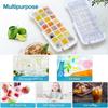Press Type Silicone Ice Cube Maker 2 In 1 Ice Cube Ice Tray Making Mould Box Sets Creative Kitchen Gadgets Summer Cold Drink DIY