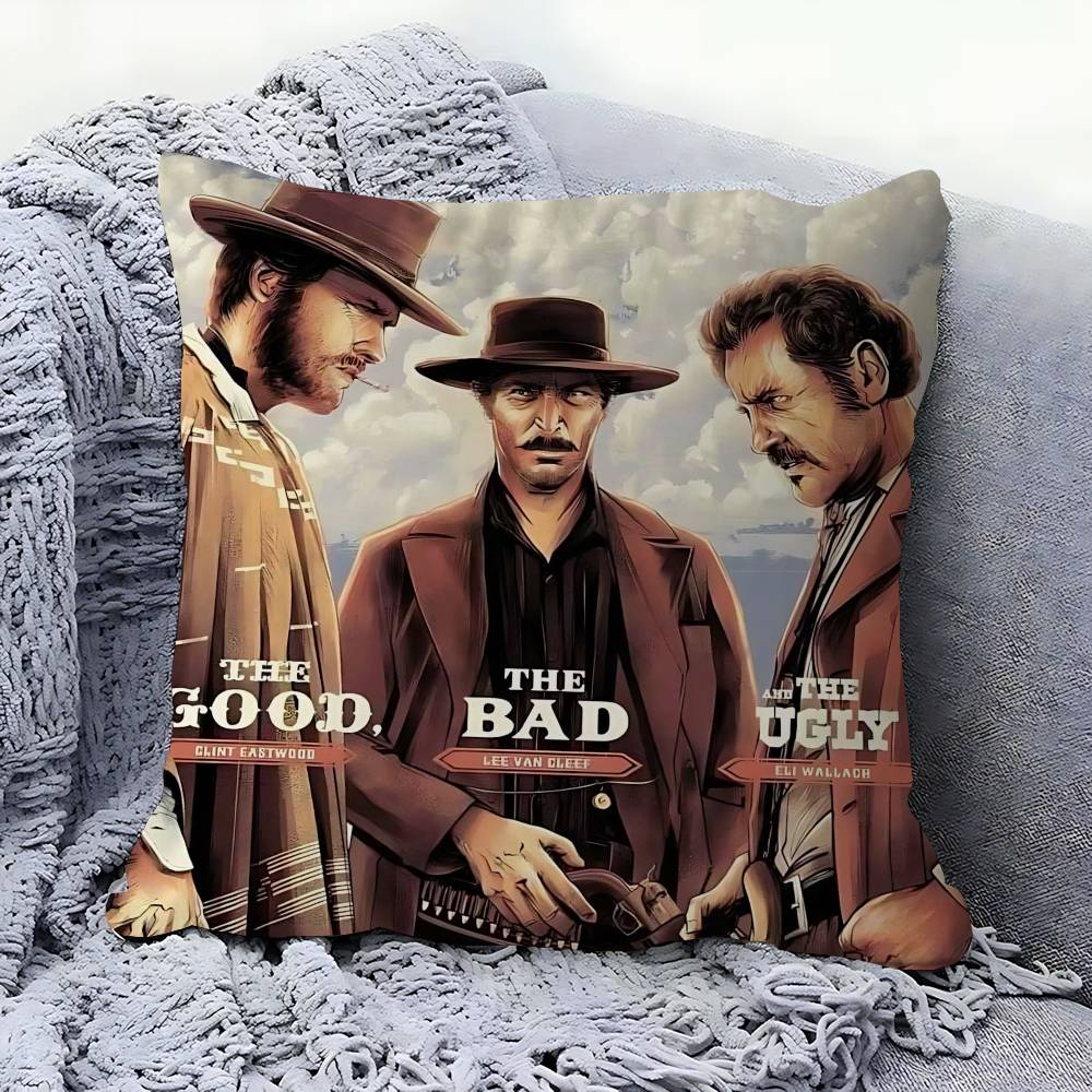 The Good The Bad And The Ugly Pillow Gifts Home Office Furnishings Bedroom Sofa Car Cushion Cover Case 45x45cm