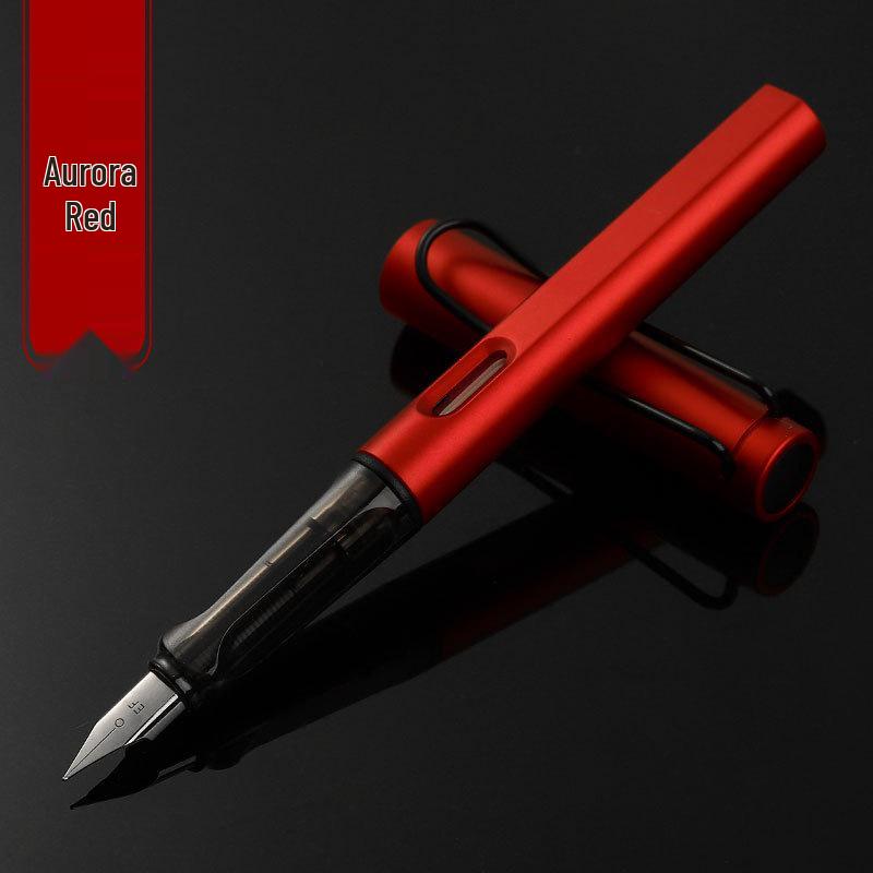 Colorful Ergonomic Fountain Pen for Students - Perfect for Writing Practice and Custom Logo Gifts