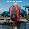 12V/110V Portable Car Tire Inflator Air Compressor Pump, Wired Electric Auto Air Pump with Digital Pressure Gauge for Bike Infl