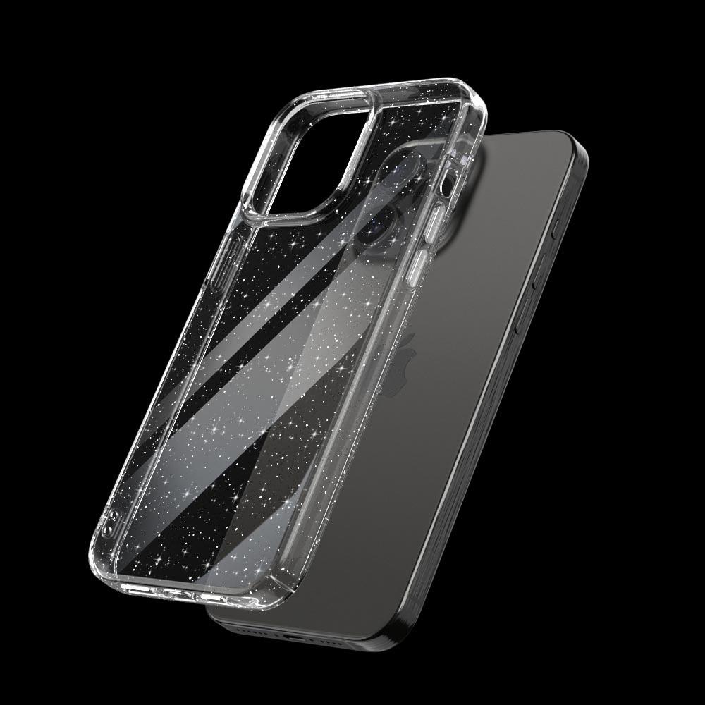 Disponible: Coque de téléphone ultra-fine à paillettes pour 17 Pro Max, 16 Pro, 15/14. Doux, Élégant, Résistant à l'usure.