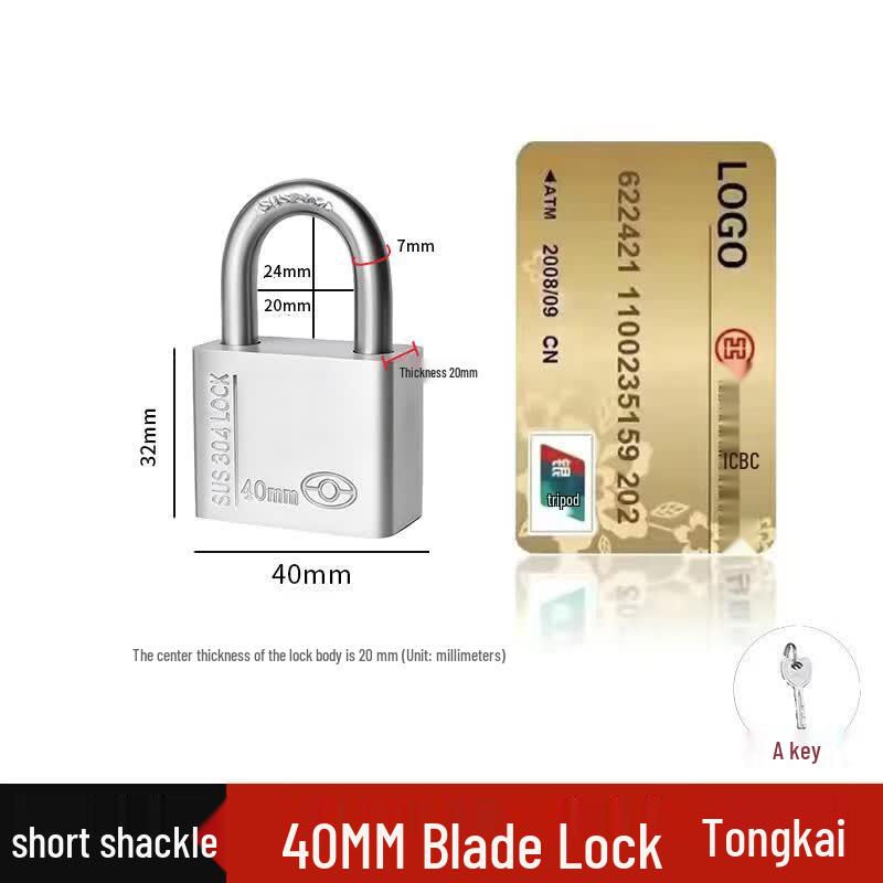 Shangqi 40mm Short Shackle Waterproof Padlock