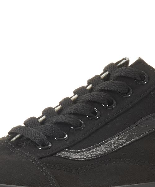 [Vans] Old Skool - (Canvas) Black:Black VN000D3HBKA1